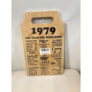 1979 Birth Year Cutting Board Gift For 46 Year Old